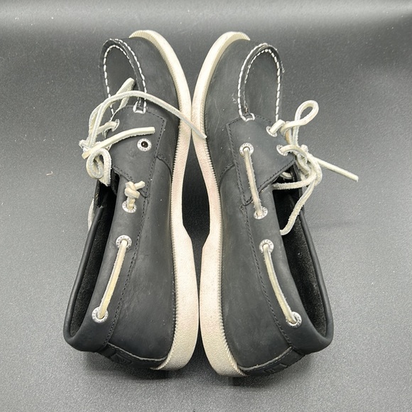 Men's Pre Loved Sperry Top Siders, Navy Leather, SZ 8M - Picture 5 of 12